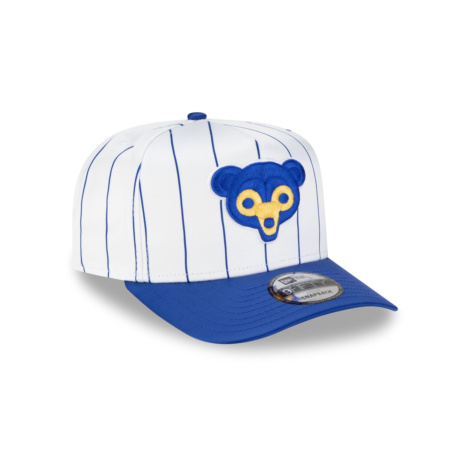 Chicago Cubs Satin Pinstripe 9FIFTY A-Frame Snapback Hat