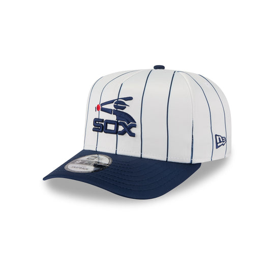 Chicago White Sox Satin Pinstripe 9FIFTY A-Frame Snapback Hat - New Era Cap