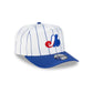 Montreal Expos Satin Pinstripe 9FIFTY A-Frame Snapback Hat
