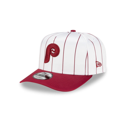 Philadelphia Phillies Satin Pinstripe 9FIFTY A-Frame Snapback Hat - New Era Cap