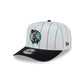 Boston Celtics Satin Pinstripe 9FIFTY A-Frame Snapback Hat