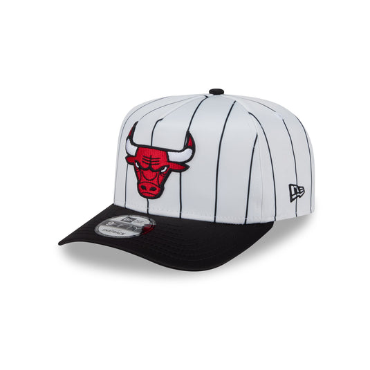 Chicago Bulls Satin Pinstripe 9FIFTY A-Frame Snapback Hat - New Era Cap