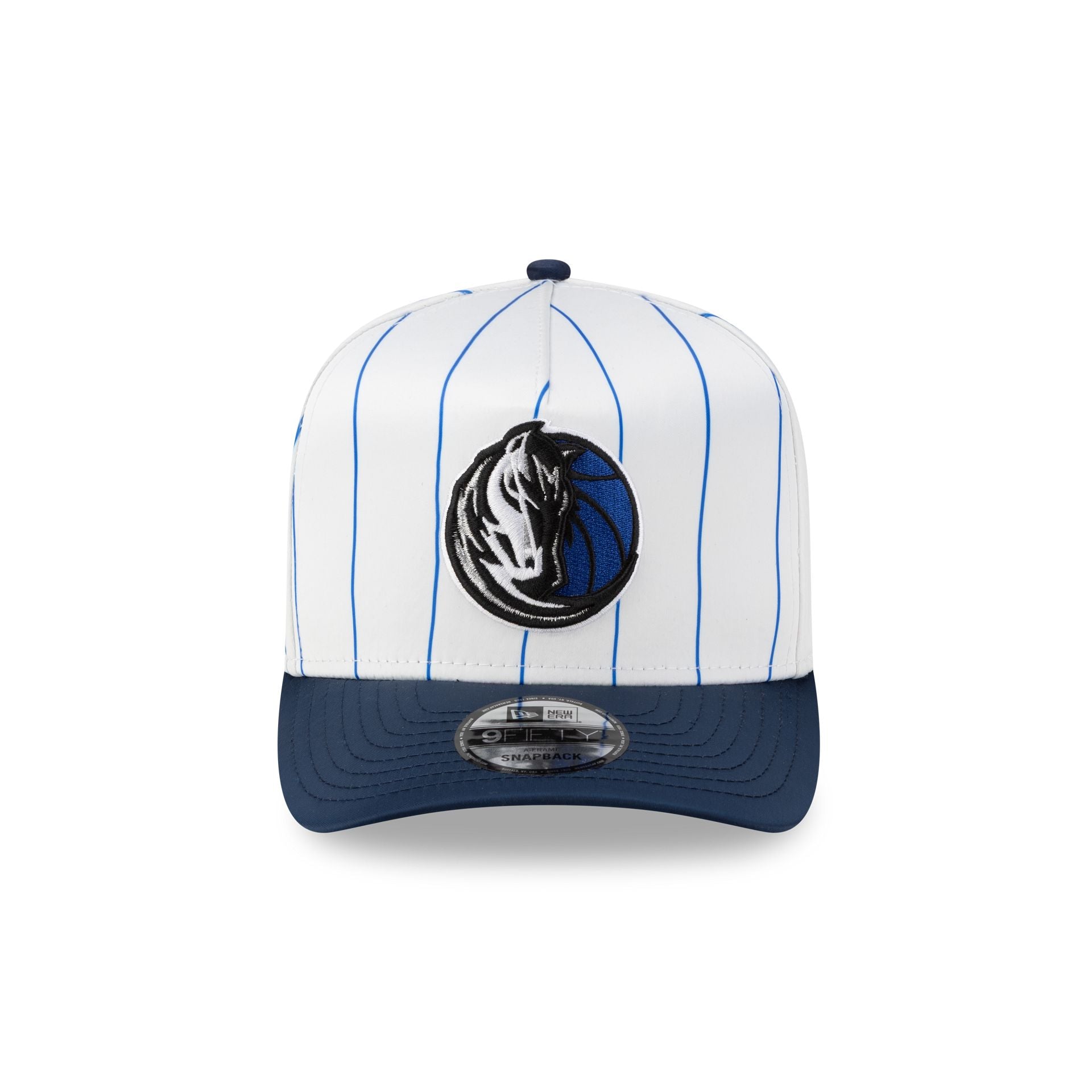 Dallas Mavericks Satin Pinstripe 9FIFTY A-Frame Snapback Hat