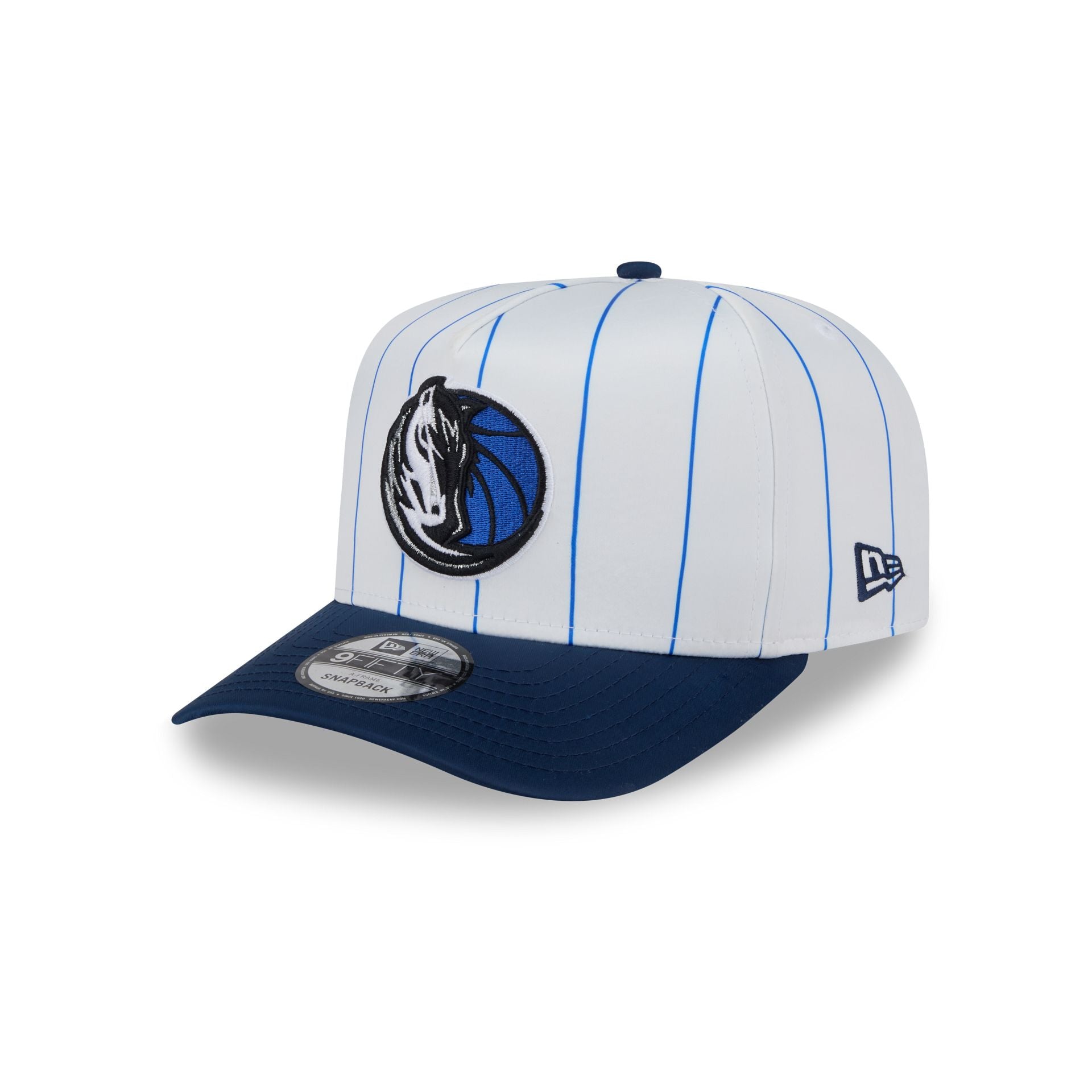 Dallas Mavericks Satin Pinstripe 9FIFTY A-Frame Snapback Hat