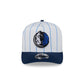 Dallas Mavericks Satin Pinstripe 9FIFTY A-Frame Snapback Hat