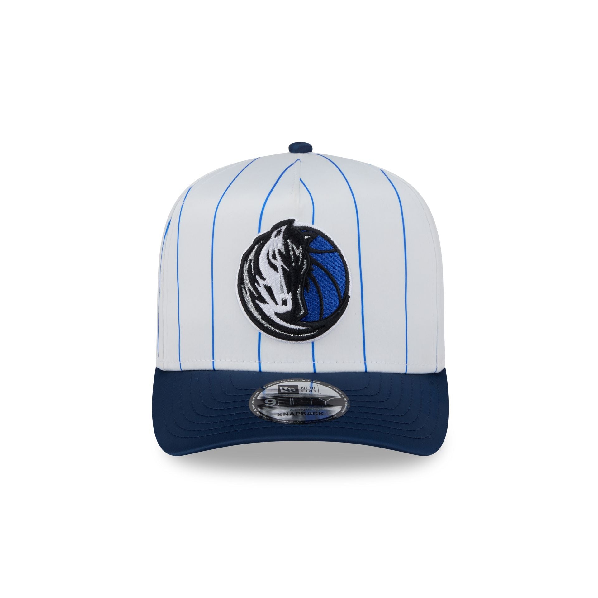 Dallas Mavericks Satin Pinstripe 9FIFTY A-Frame Snapback Hat