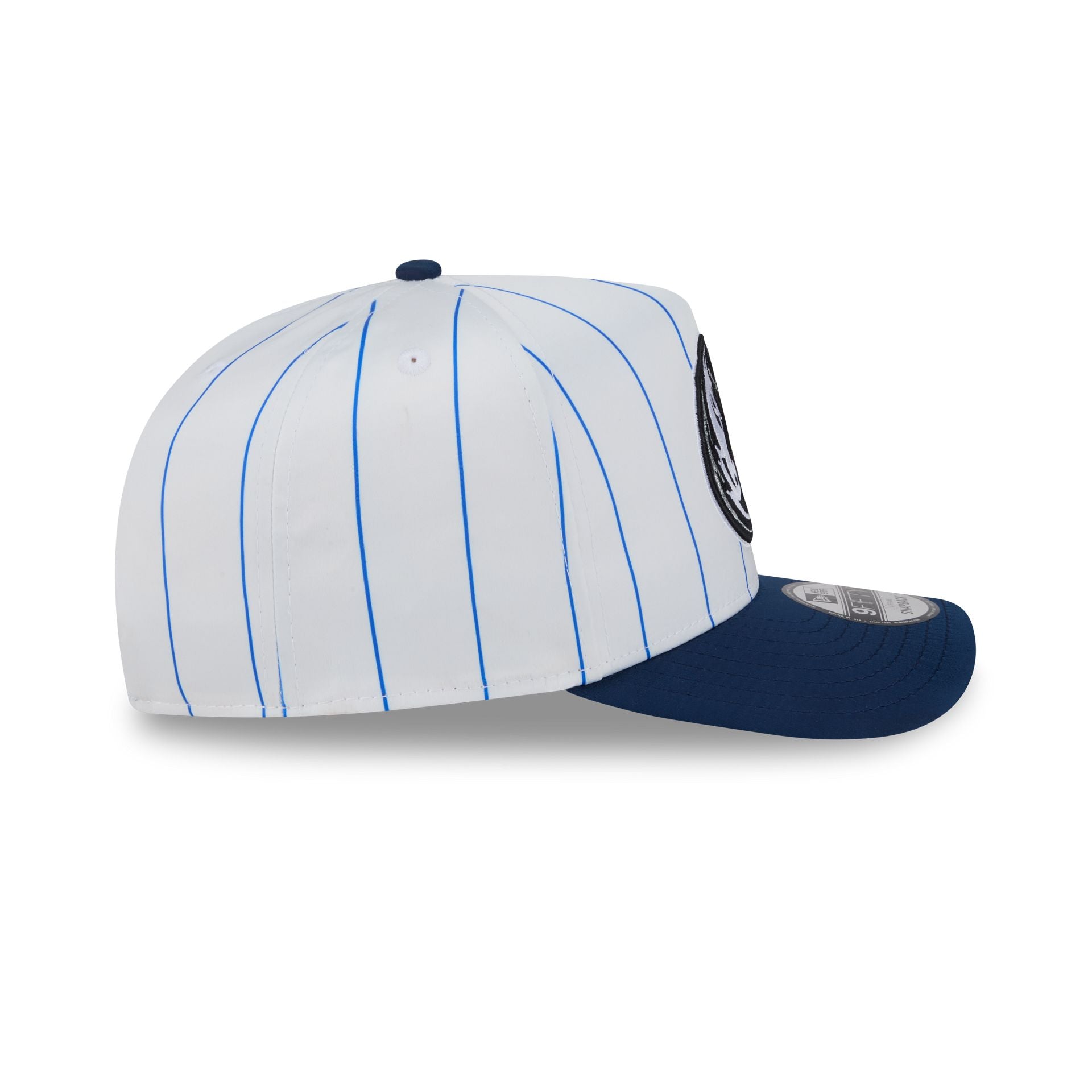 Dallas Mavericks Satin Pinstripe 9FIFTY A-Frame Snapback Hat