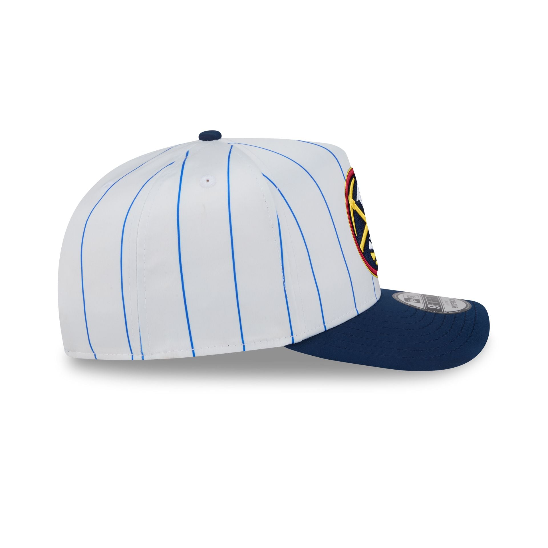 Denver Nuggets Satin Pinstripe 9FIFTY A-Frame Snapback Hat