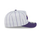 Los Angeles Lakers Satin Pinstripe 9FIFTY A-Frame Snapback Hat