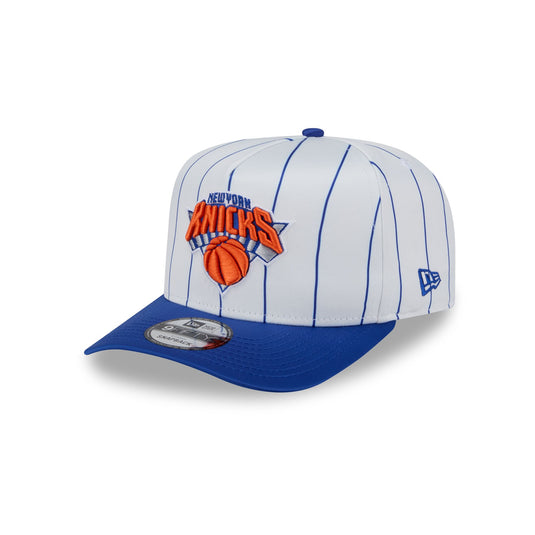 New York Knicks Satin Pinstripe 9FIFTY A-Frame Snapback Hat - New Era Cap
