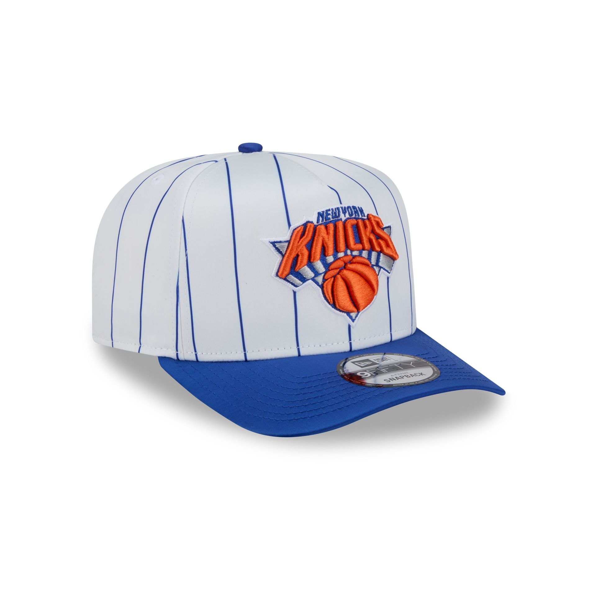 New York Knicks Satin Pinstripe 9FIFTY A-Frame Snapback Hat