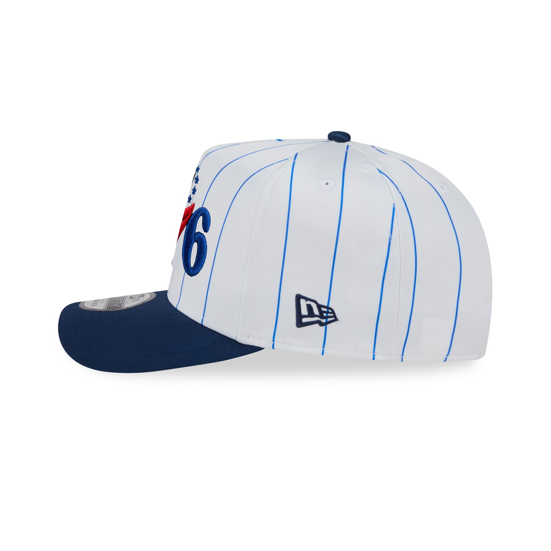 Philadelphia 76ers Satin Pinstripe 9FIFTY A-Frame Snapback Hat