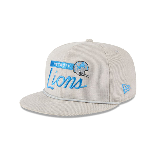 Detroit Lions Corduroy Rope 9FIFTY Snapback Hat - New Era Cap
