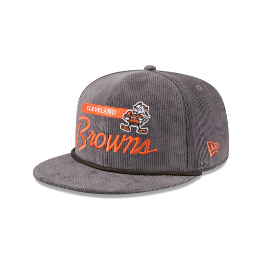 Cleveland Browns Corduroy Rope 9FIFTY Snapback Hat - New Era Cap
