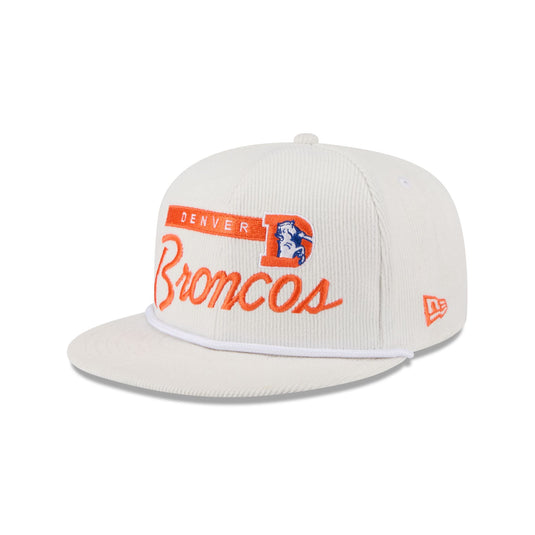 Denver Broncos Corduroy Rope 9FIFTY Snapback Hat - New Era Cap