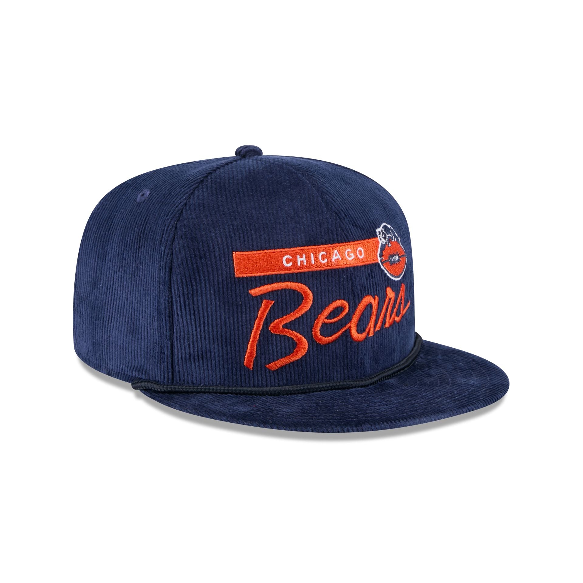 Chicago Bears Corduroy Rope 9FIFTY Snapback Hat