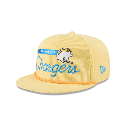Los Angeles Chargers Corduroy Rope 9FIFTY Snapback Hat - New Era Cap