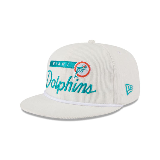 Miami Dolphins Corduroy Rope 9FIFTY Snapback Hat - New Era Cap