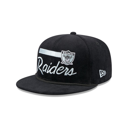Las Vegas Raiders Corduroy Rope 9FIFTY Snapback Hat - New Era Cap
