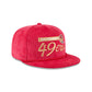 San Francisco 49ers Corduroy Rope 9FIFTY Snapback Hat