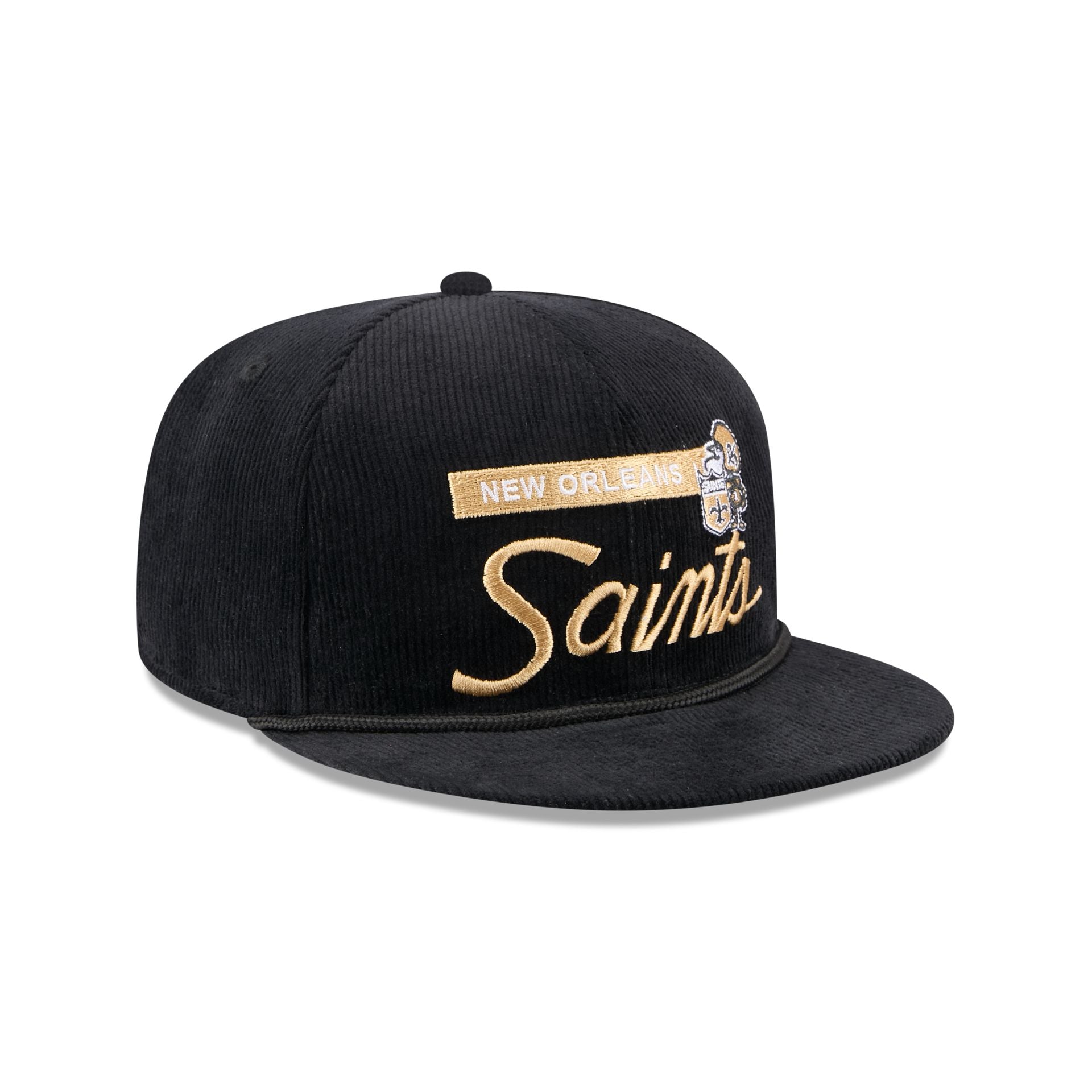New Orleans Saints Corduroy Rope 9FIFTY Snapback Hat