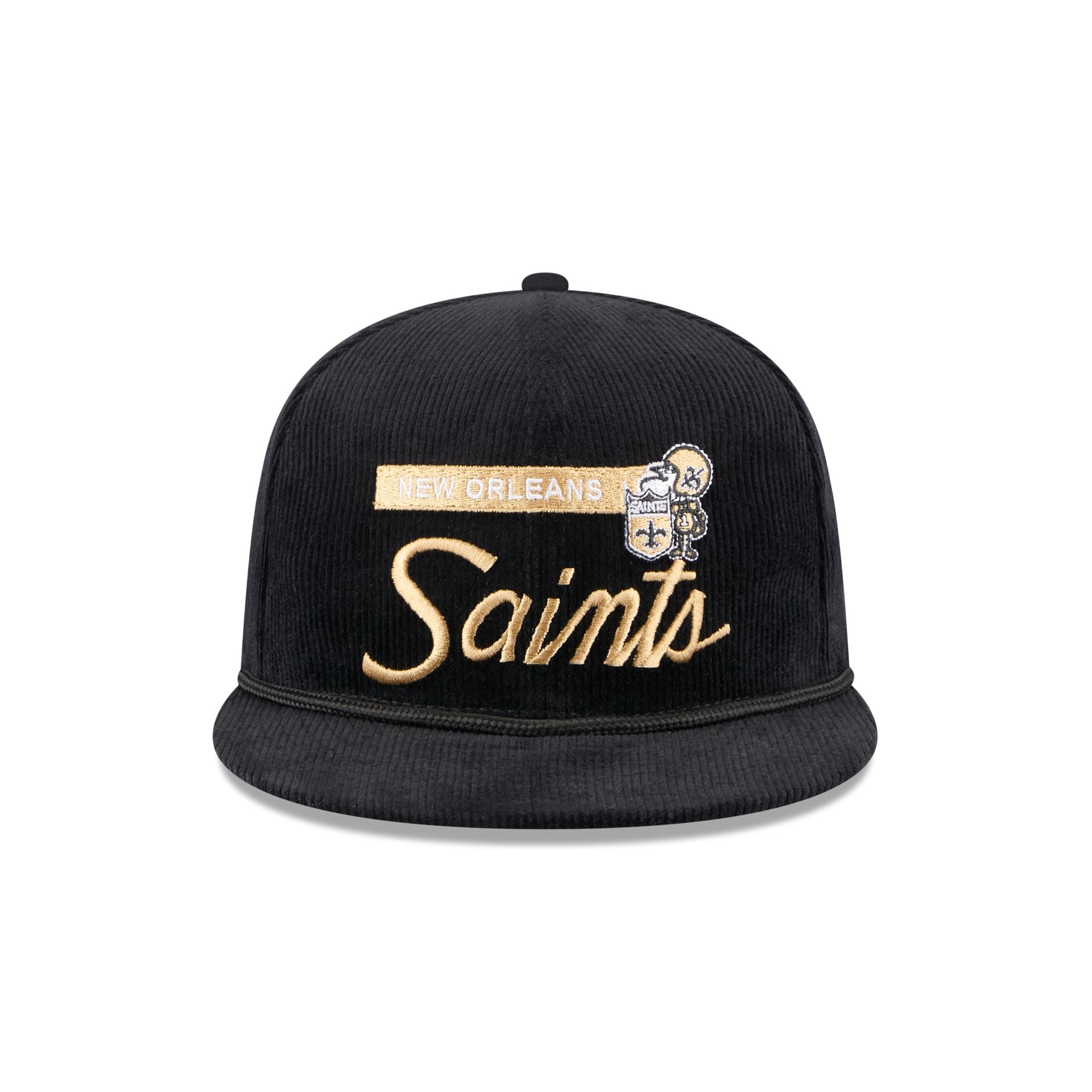 New Orleans Saints Corduroy Rope 9FIFTY Snapback Hat