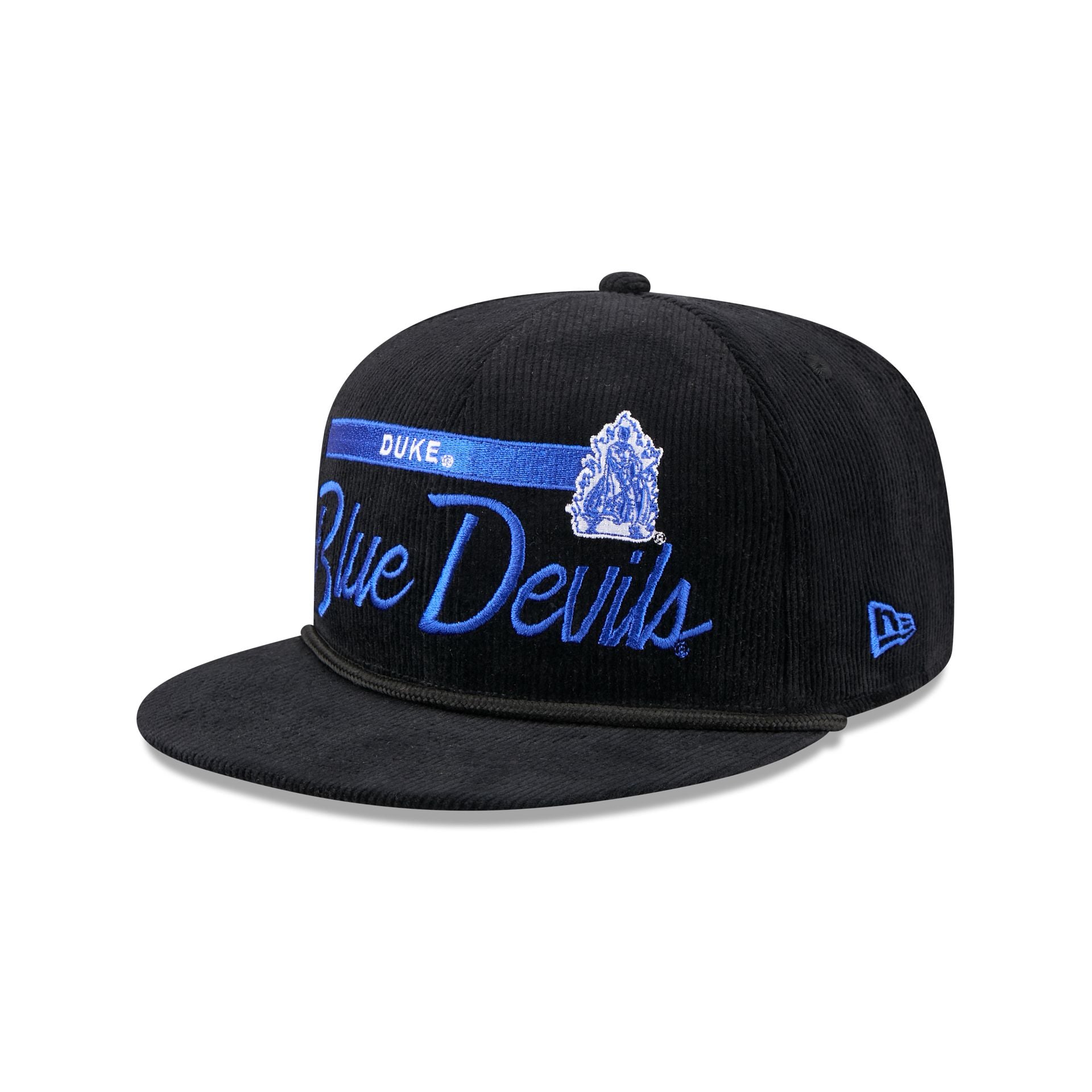 Duke Graduation Cap Duke Blue Devils College Vault Corduroy Rope 9FIFTY Snapback Hat – New ...