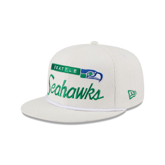 Seattle Seahawks Corduroy Rope 9FIFTY Snapback Hat - New Era Cap