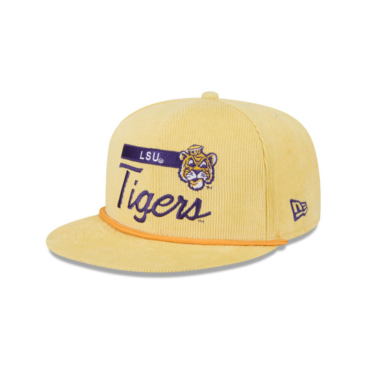 LSU Tigers College Vault Corduroy Rope 9FIFTY Snapback Hat - New Era Cap
