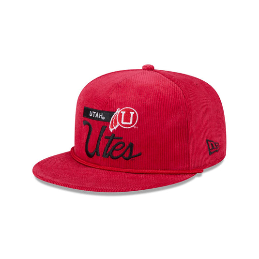 Utah Utes College Vault Corduroy Rope 9FIFTY Snapback Hat - New Era Cap