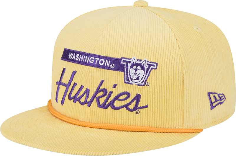 Washington Huskies College Vault Corduroy Rope 9FIFTY Snapback Hat
