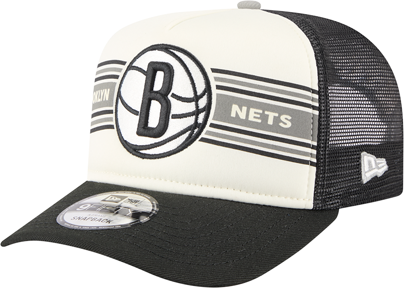Brooklyn Nets Banner 9FIFTY A-Frame Trucker Hat