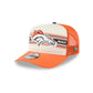 Denver Broncos Banner 9FIFTY A-Frame Trucker Hat