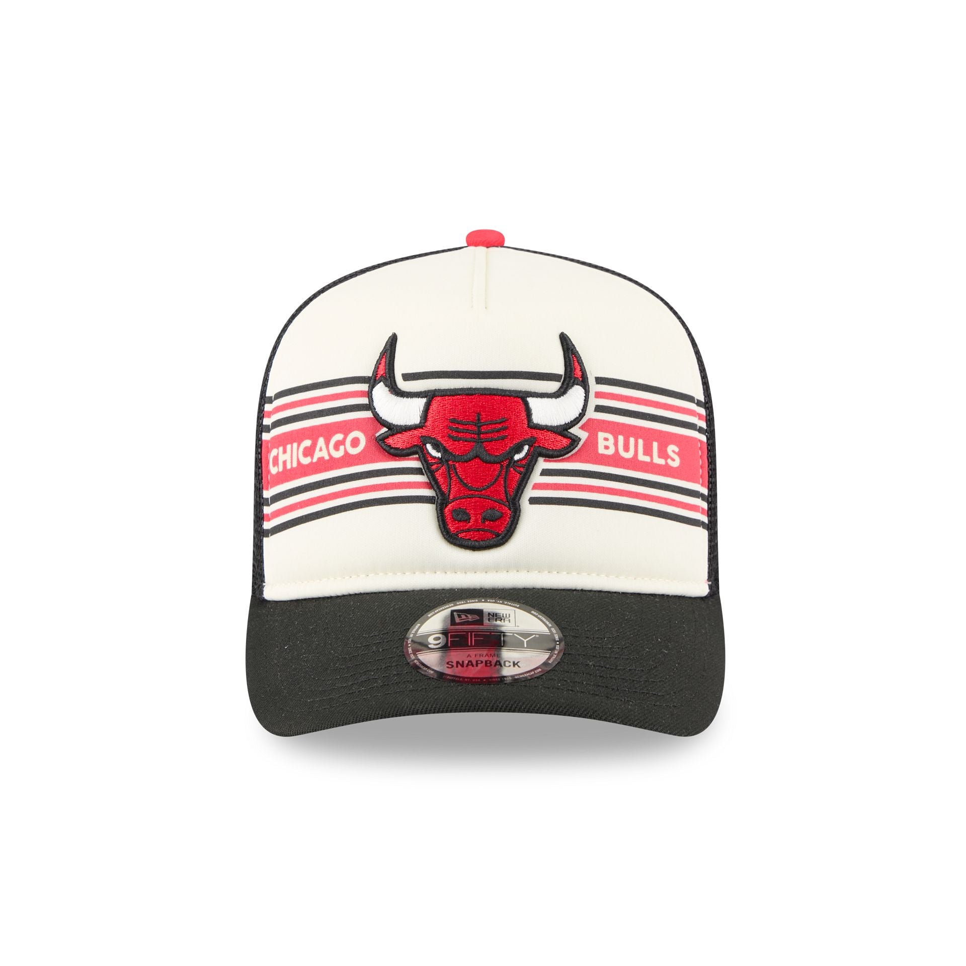 Chicago Bulls Banner 9FIFTY A-Frame Trucker Hat