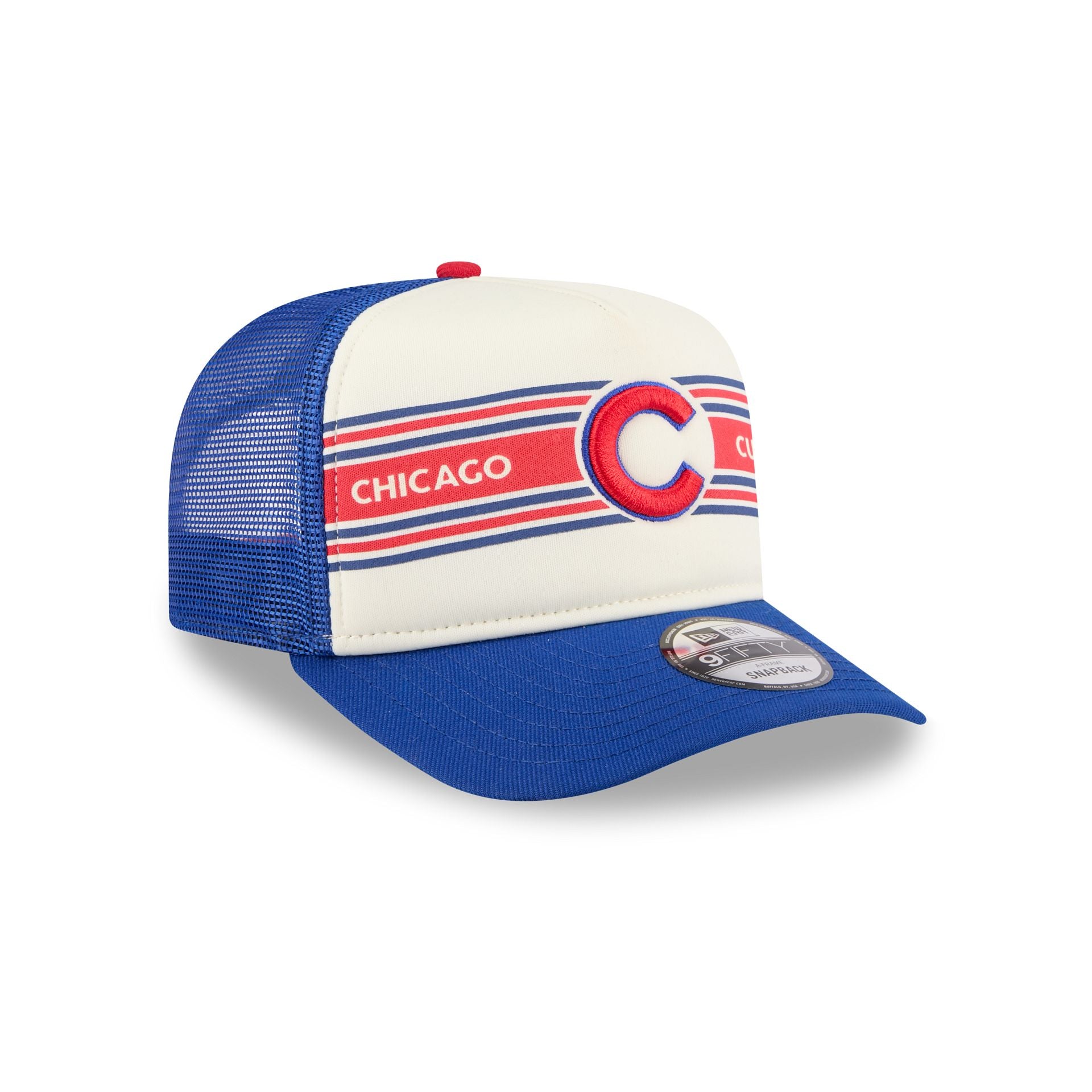 Chicago Cubs Banner 9FIFTY A-Frame Trucker Hat