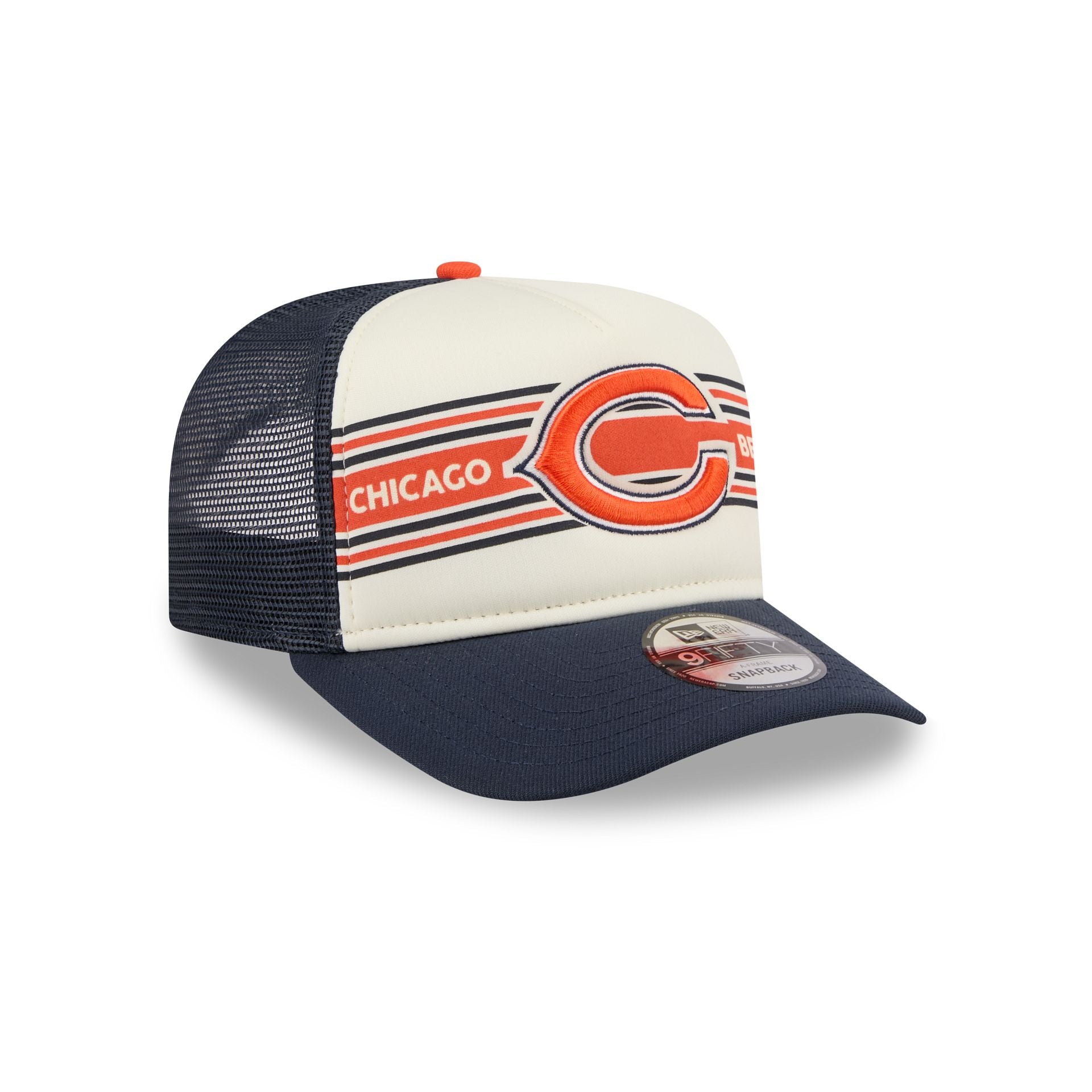 Chicago Bears Banner 9FIFTY A-Frame Trucker Hat