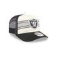 Las Vegas Raiders Banner 9FIFTY A-Frame Trucker Hat