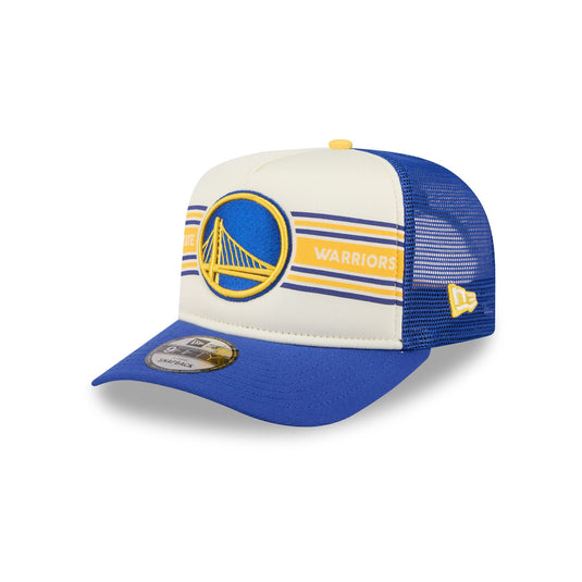 Golden State Warriors Banner 9FIFTY A-Frame Trucker Hat - New Era Cap