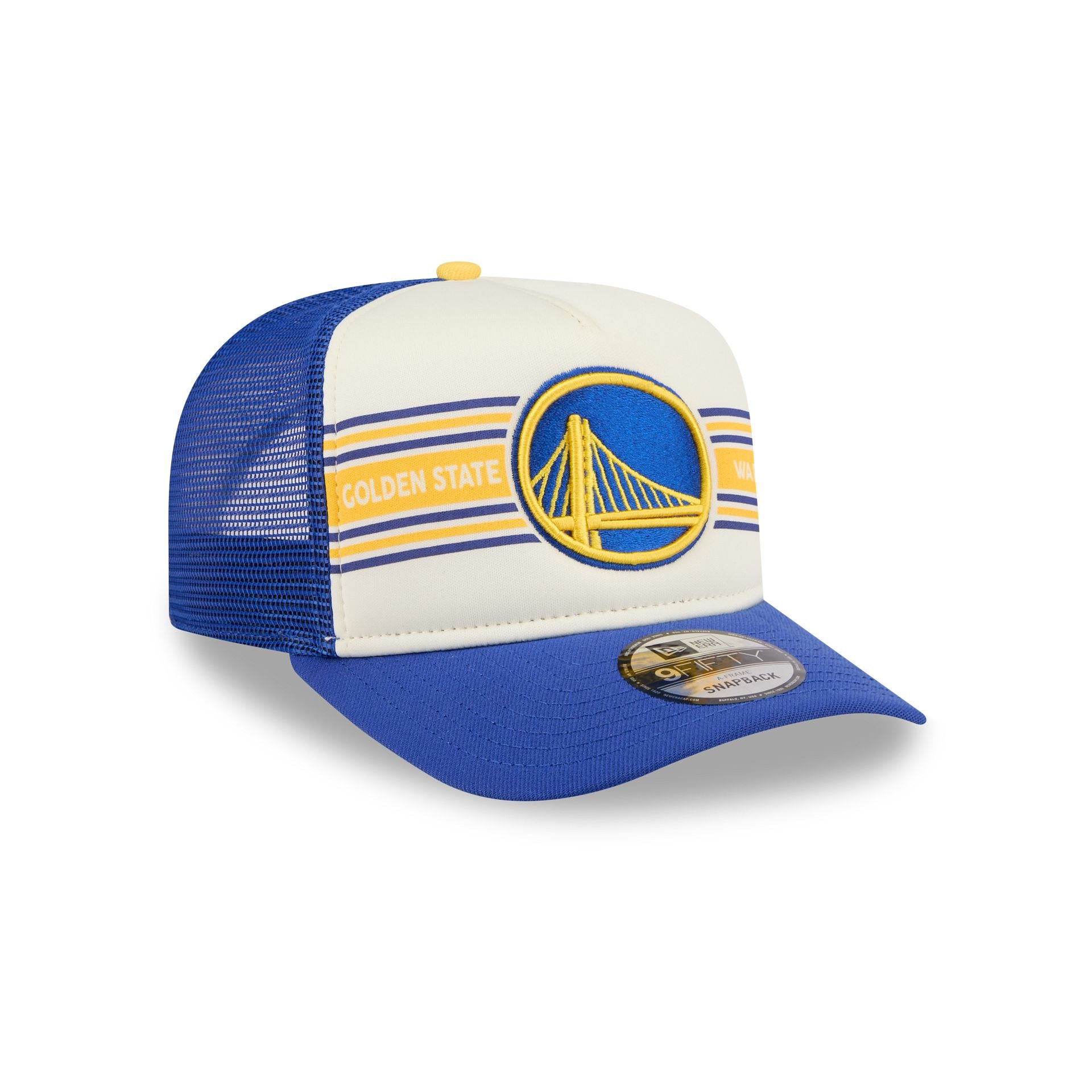 Golden State Warriors Banner 9FIFTY A-Frame Trucker Hat