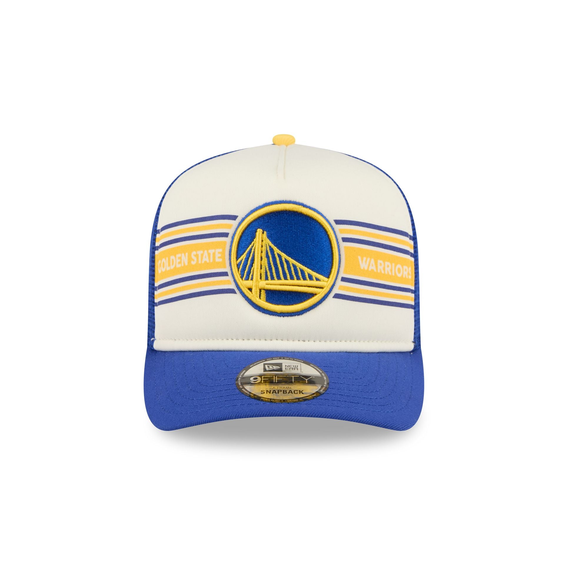 Golden State Warriors Banner 9FIFTY A-Frame Trucker Hat