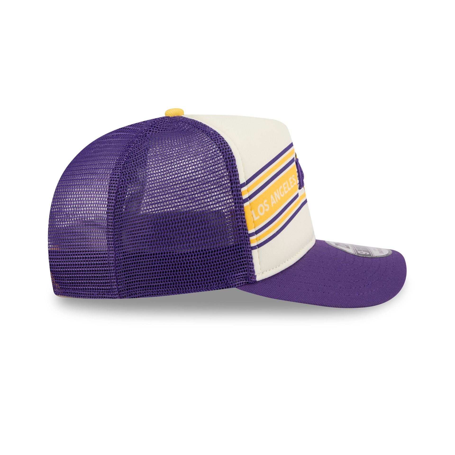 Los Angeles Lakers Banner 9FIFTY A-Frame Trucker Hat