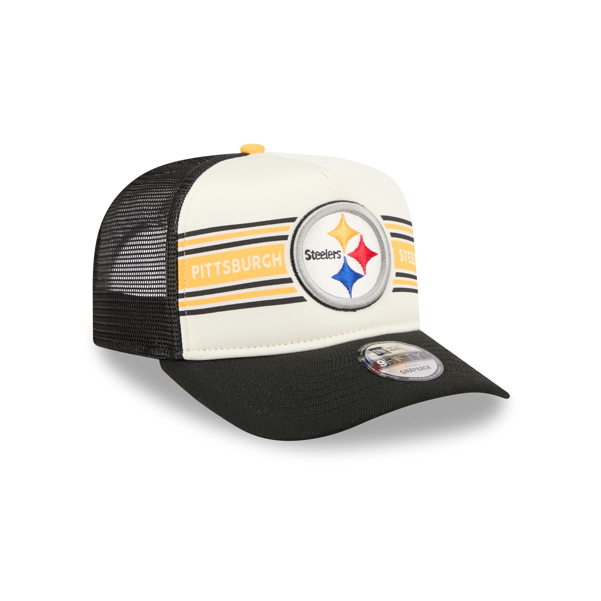Pittsburgh Steelers Banner 9FIFTY A-Frame Trucker Hat