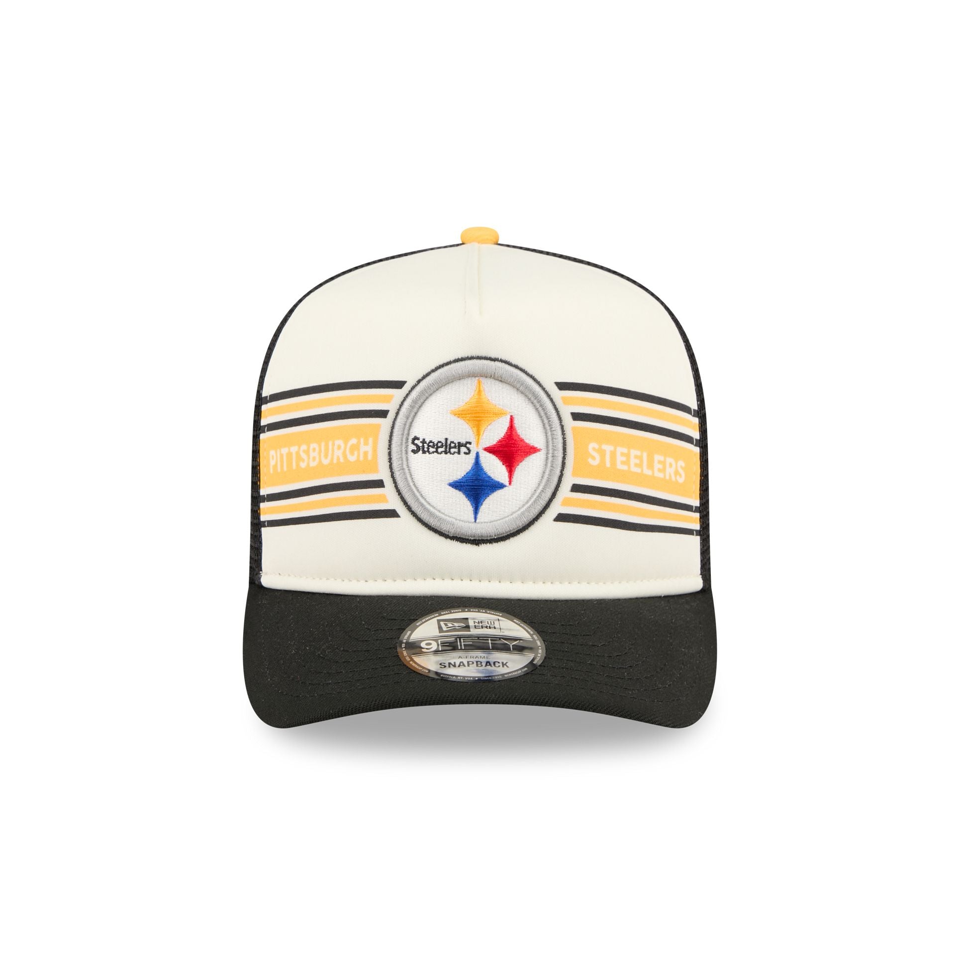 Pittsburgh Steelers Banner 9FIFTY A-Frame Trucker Hat