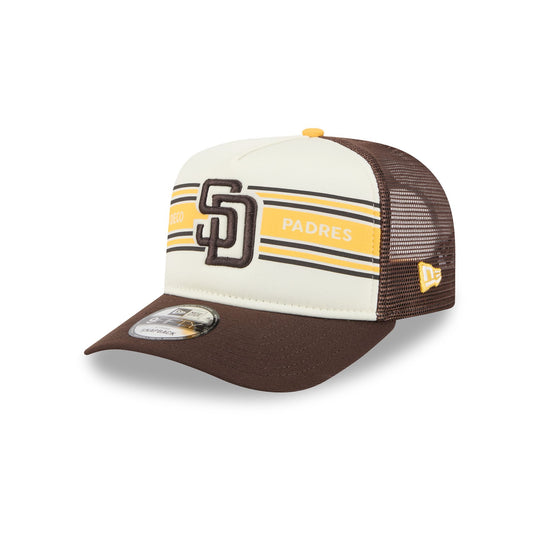 San Diego Padres Banner 9FIFTY A-Frame Trucker Hat - New Era Cap