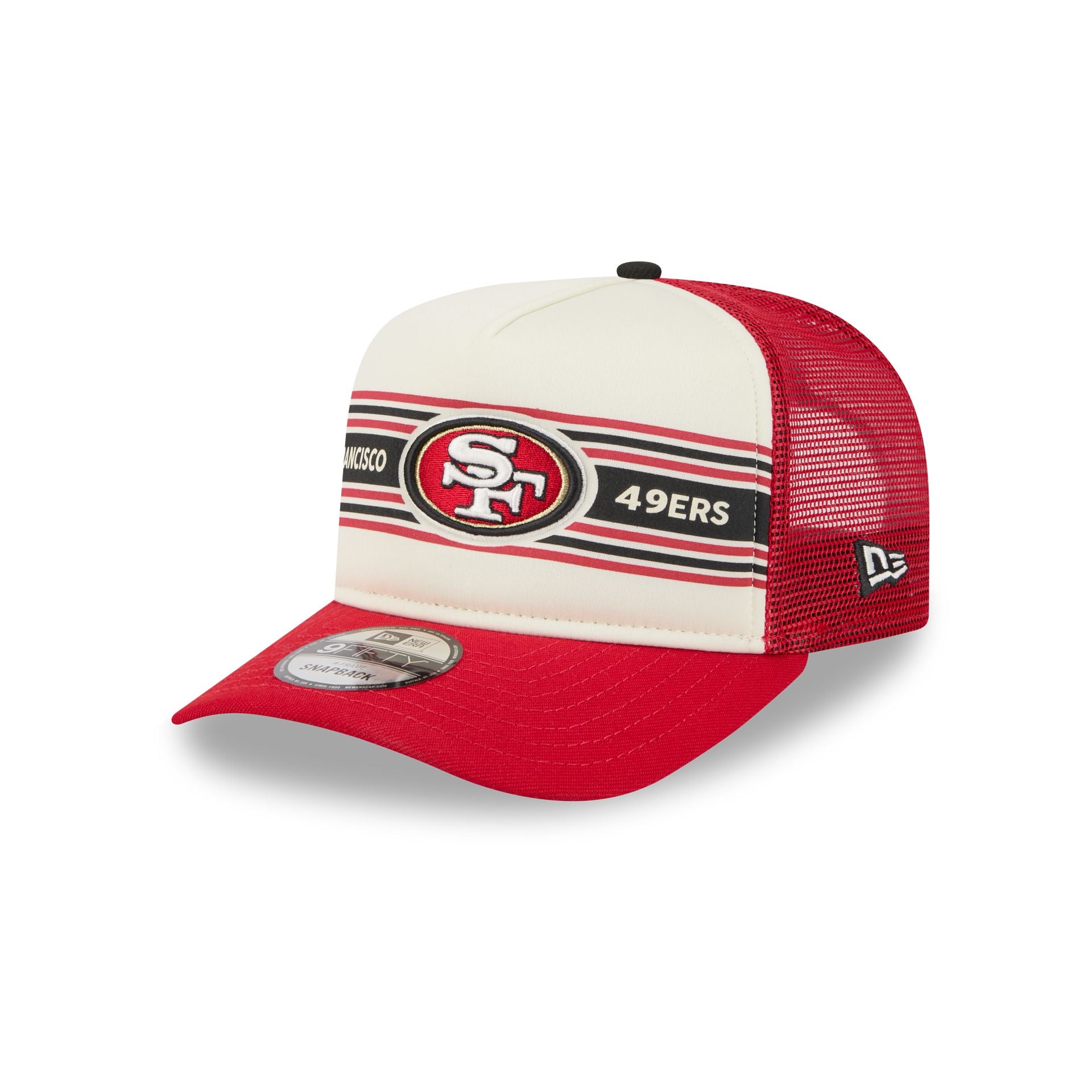 San Francisco 49ers Banner 9FIFTY A-Frame Trucker Hat