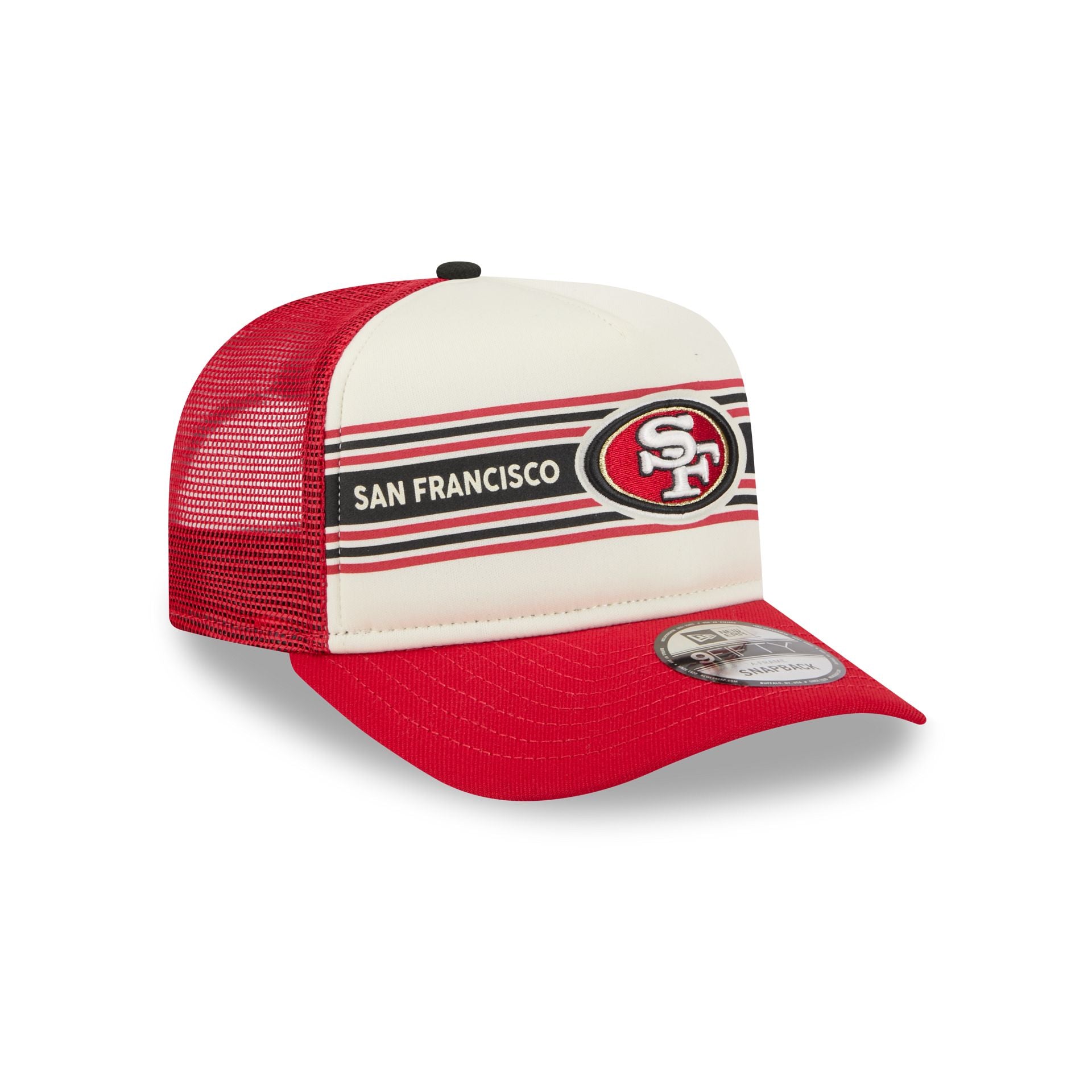 San Francisco 49ers Banner 9FIFTY A-Frame Trucker Hat