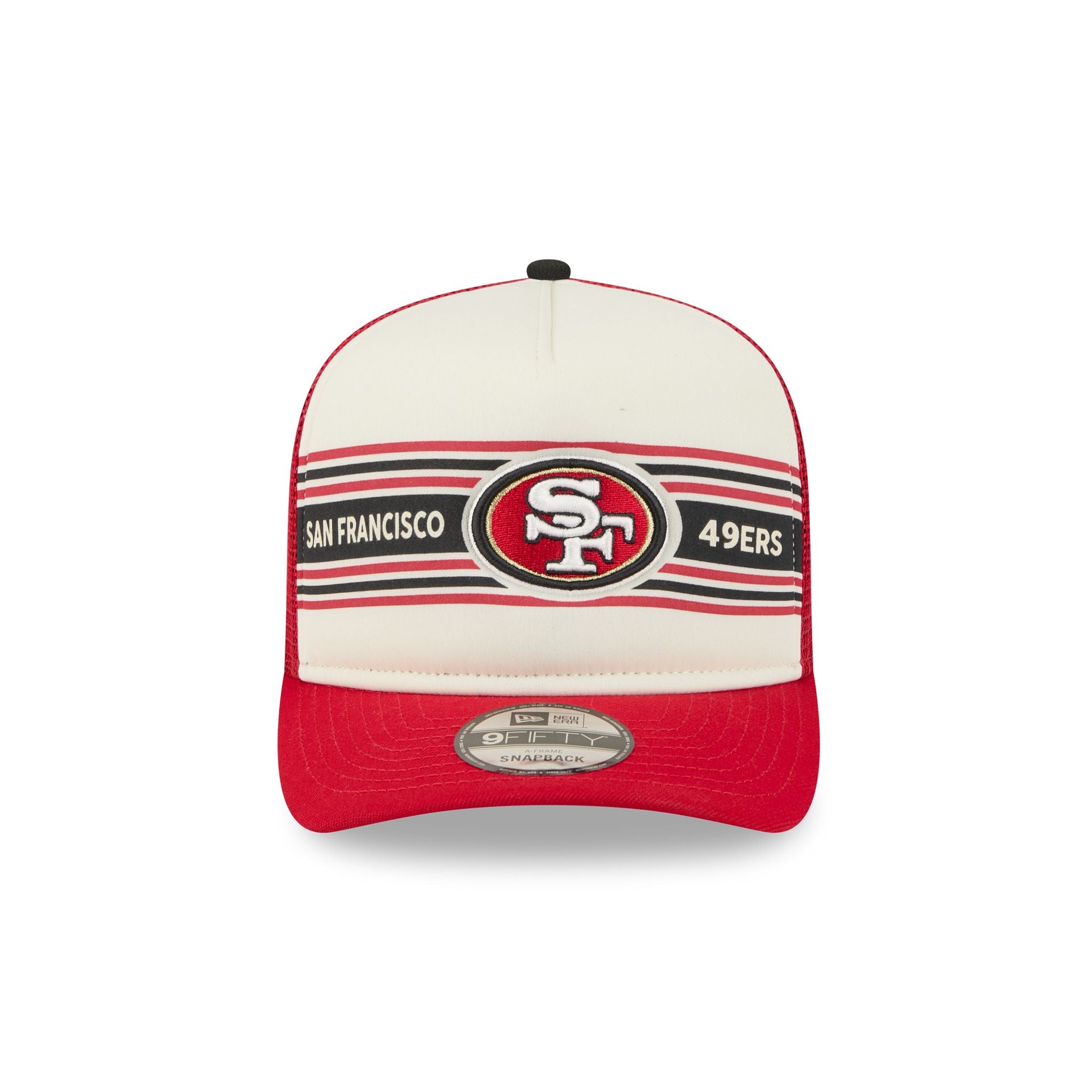 San Francisco 49ers Banner 9FIFTY A-Frame Trucker Hat