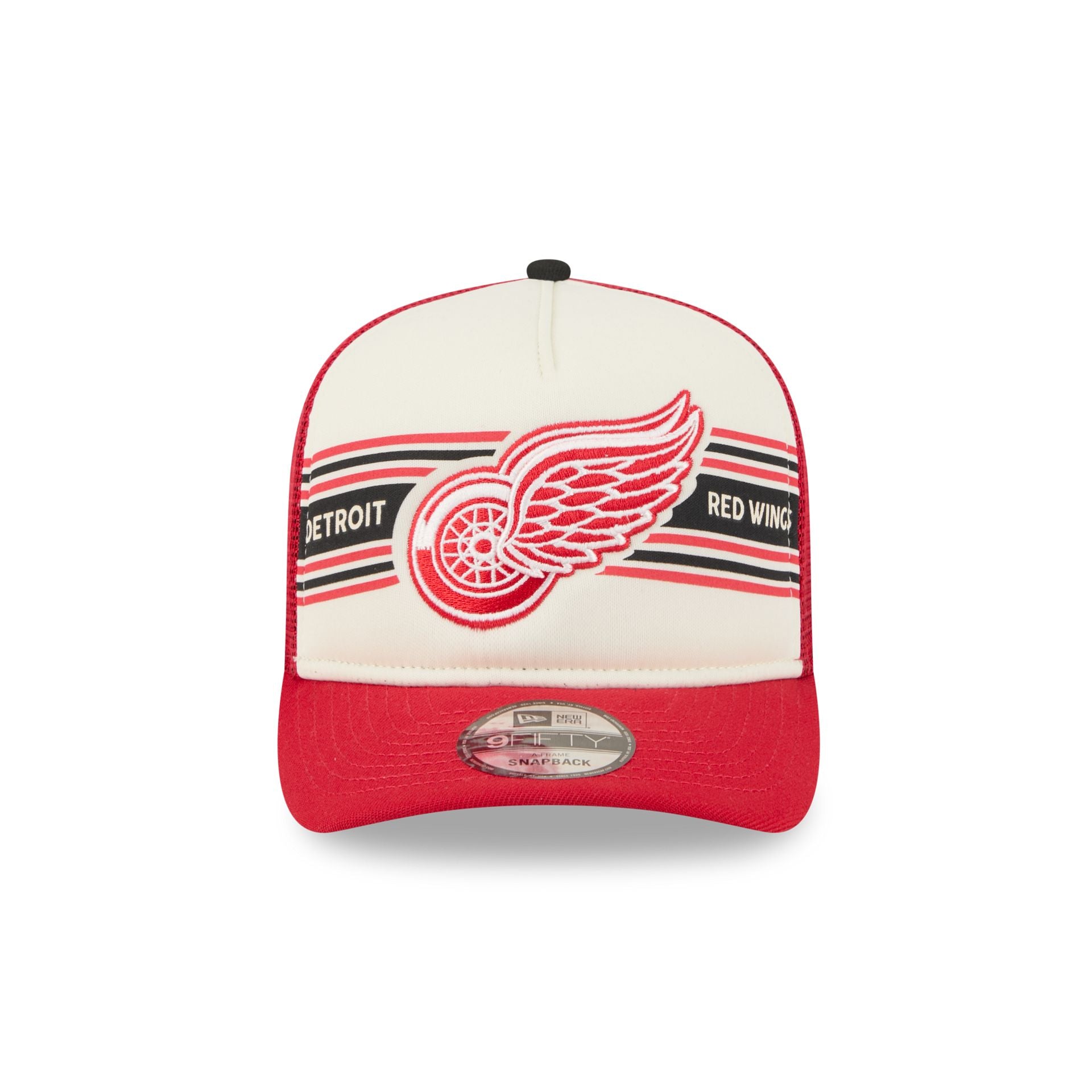 Detroit Red Wings Banner 9FIFTY A-Frame Trucker Hat