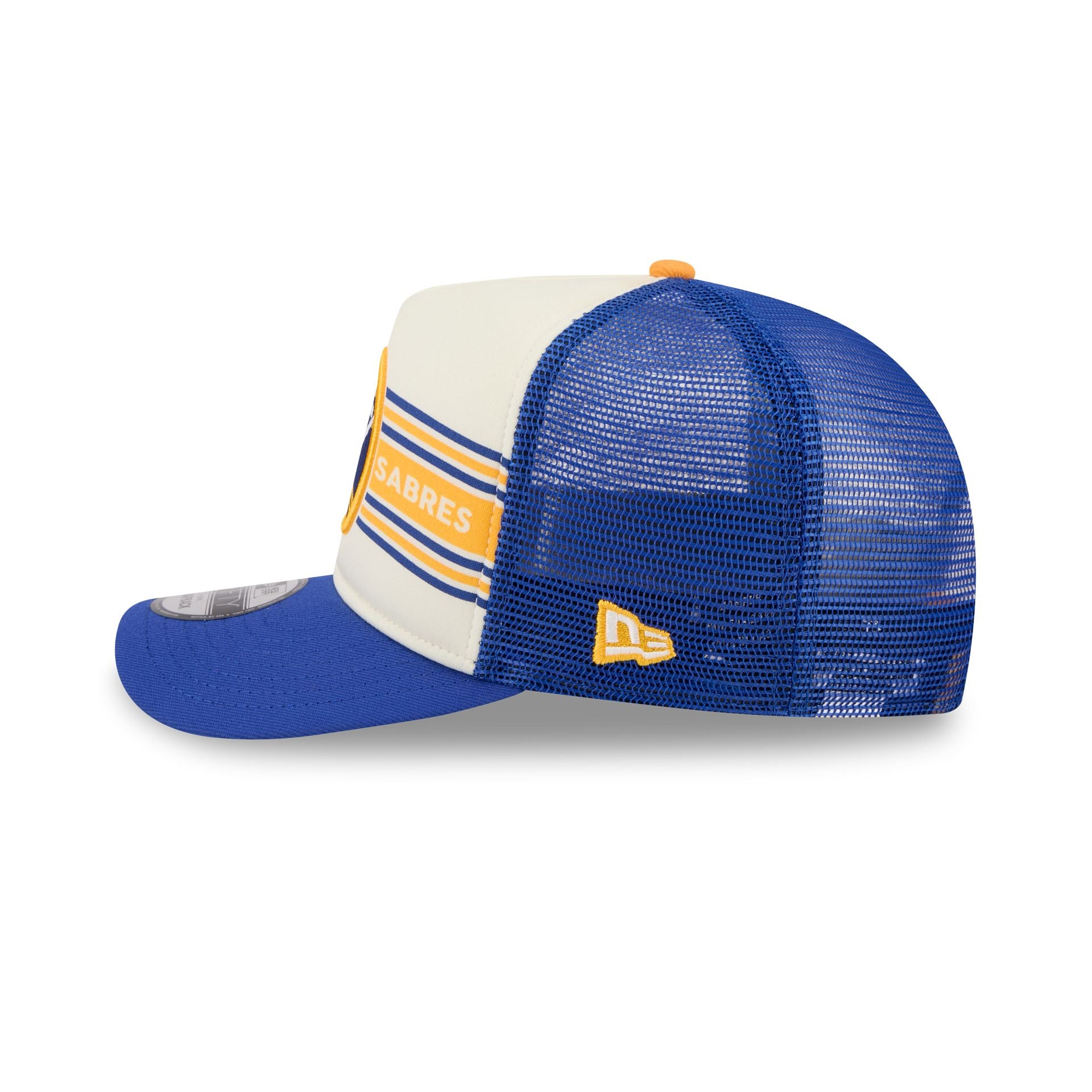 Buffalo Sabres Banner 9FIFTY A-Frame Trucker Hat