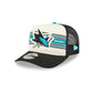 San Jose Sharks Banner 9FIFTY A-Frame Trucker Hat